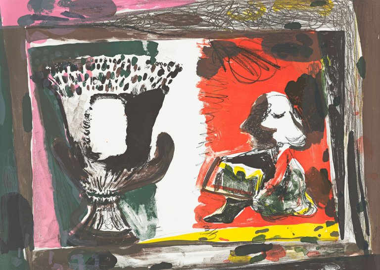 Auf diesem Bild ist das folgende Kunstwerk zu sehen:  Tal R (d.i. Tal Rosenzweig). Ohne Titel. 2006.