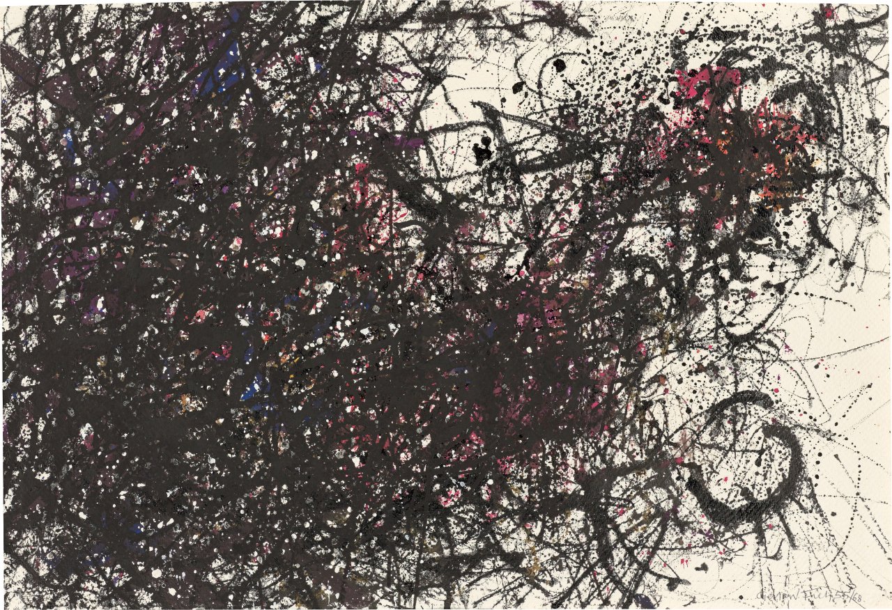 Auf diesem Bild ist das folgende Kunstwerk zu sehen: Gerhard Fietz. Ohne Titel. 1955/68.