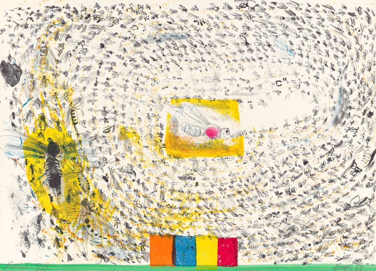 Auf diesem Bild ist das folgende Kunstwerk zu sehen: Thomas Bayrle. „Maya-Honig-G.m.b.H.“. 1966.
