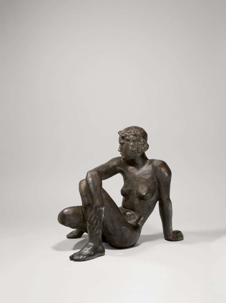Auf diesem Bild ist das folgende Kunstwerk zu sehen: Fritz Klimsch. „Kleine Schauende“. 1936.