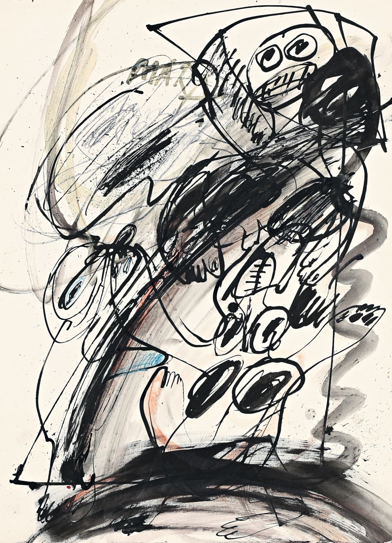 Auf diesem Bild ist das folgende Kunstwerk zu sehen: Walter Stöhrer. „Mara“. 1972.