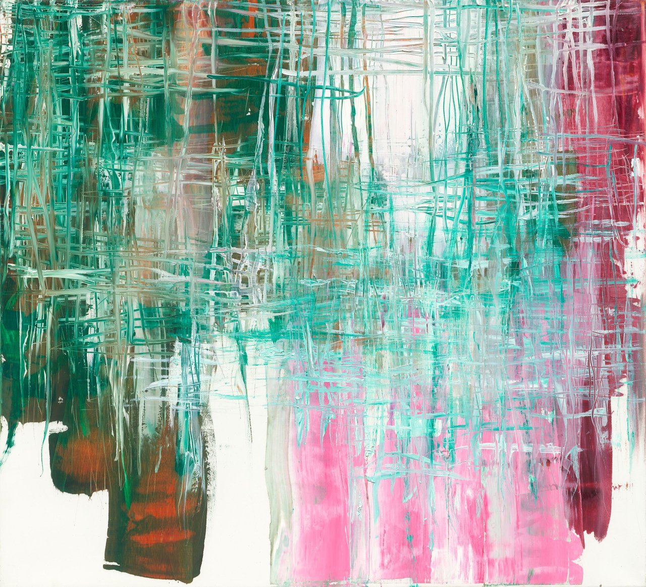 This picture shows the following artwork: Olav Christopher Jenssen. ”Biografie/Interval”. 2017.
