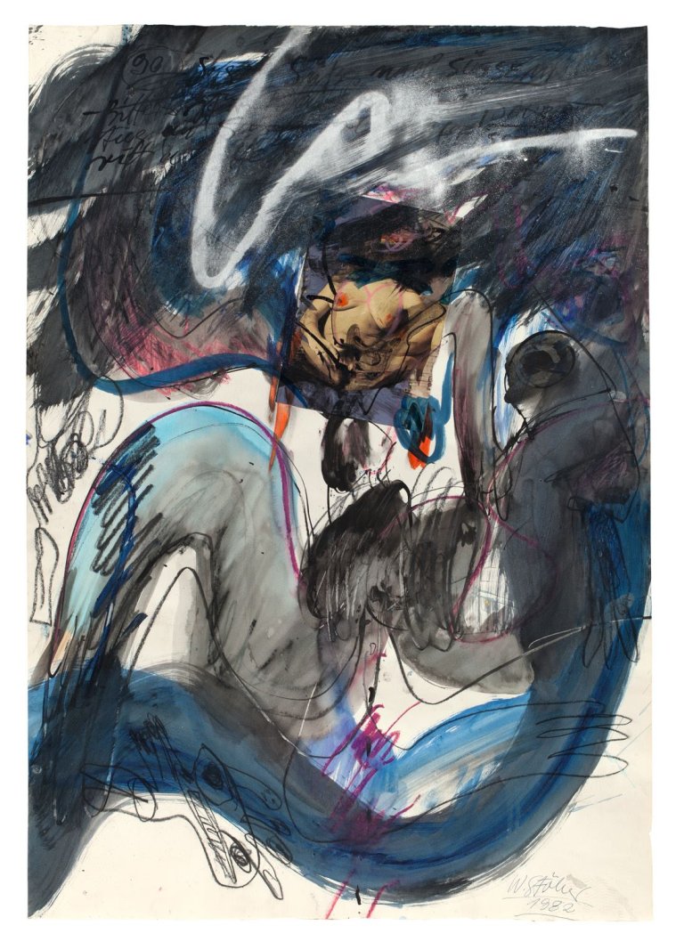 Auf diesem Bild ist das folgende Kunstwerk zu sehen: Walter Stöhrer. „No. 24“. 1982.