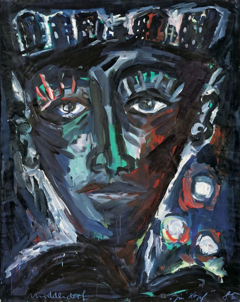 Auf diesem Bild ist das folgende Kunstwerk zu sehen: Helmut Middendorf. „Im Kopf“. 1985.