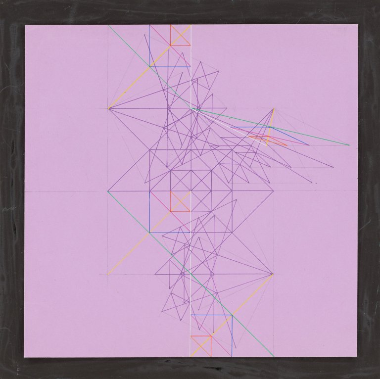 Auf diesem Bild ist das folgende Kunstwerk zu sehen: Karel Novosad. Ohne Titel (Weihnachtsgruß). 1975.