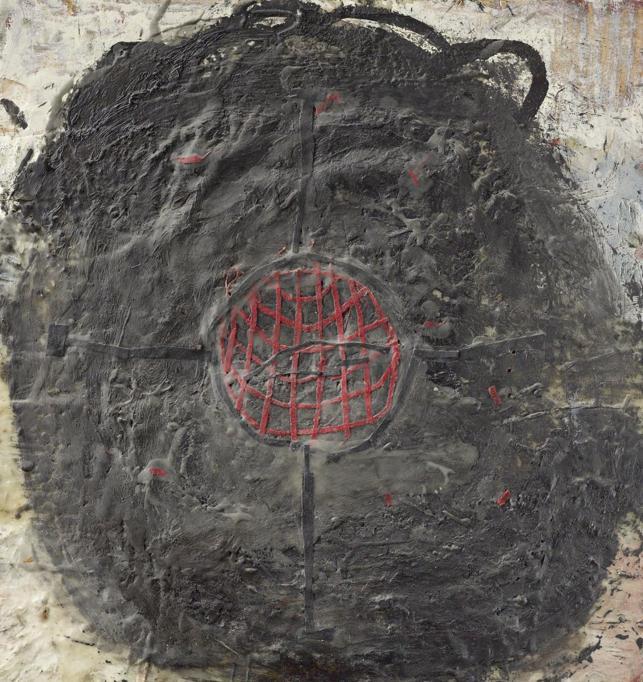 This picture shows the following artwork: Martin Assig. „Welt erschöpft“. 1988/90.