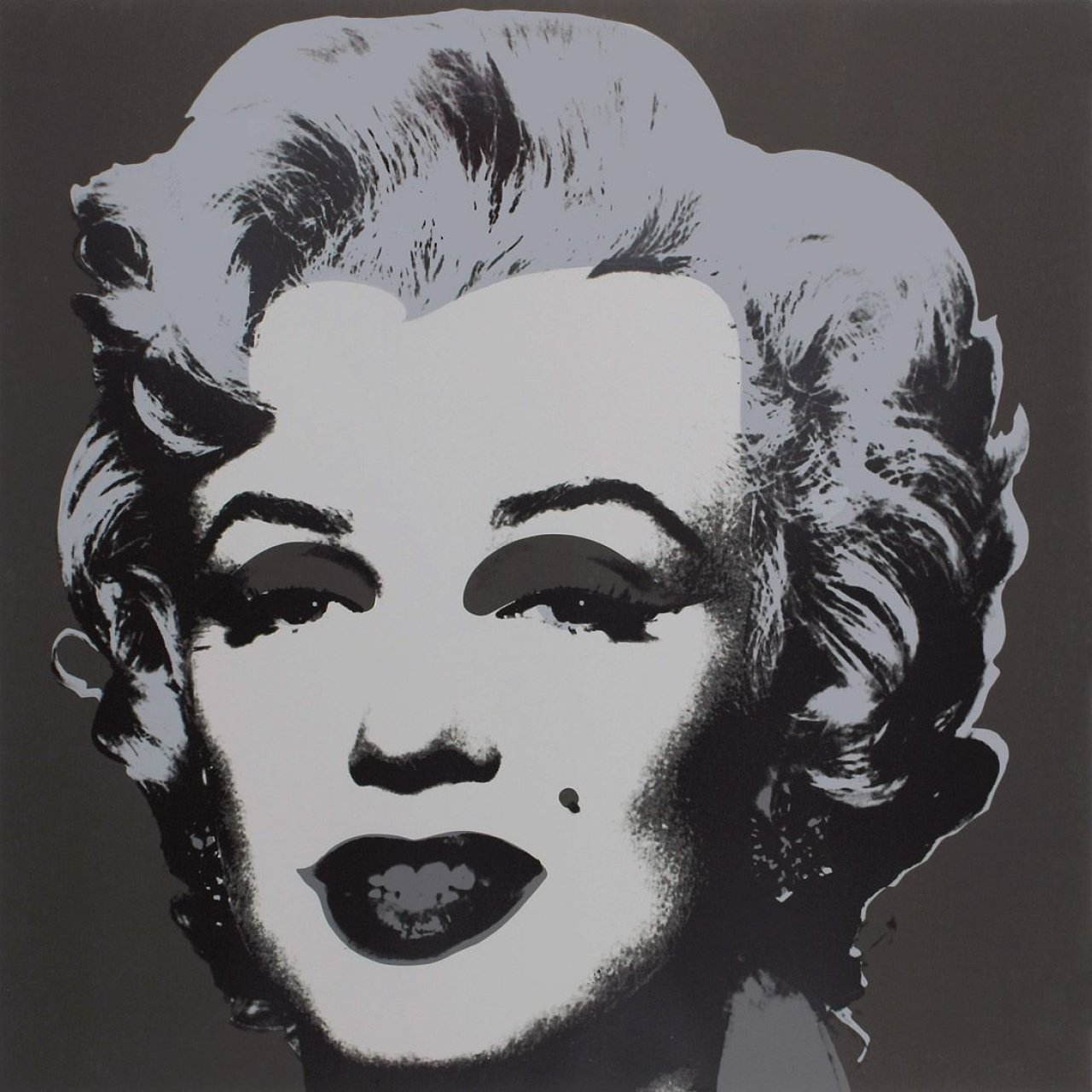This picture shows the following artwork: Andy Warhol. „Marilyn Monroe“. 1970s.