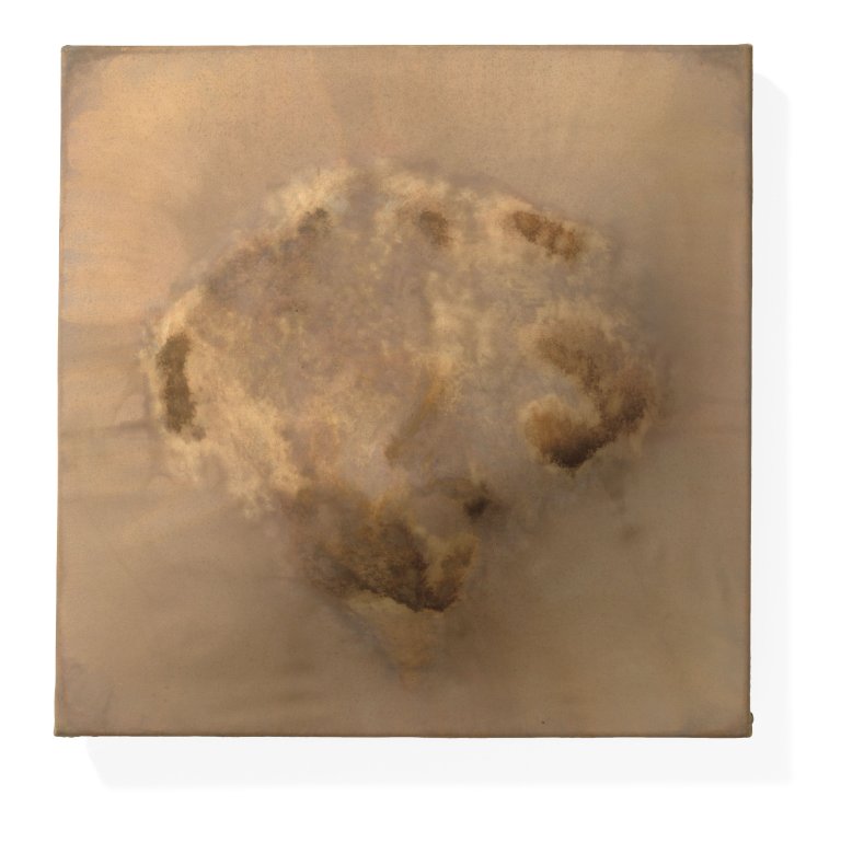 Auf diesem Bild ist das folgende Kunstwerk zu sehen: Gotthard Graubner. Ohne Titel (Kissenbild). Um 1968.