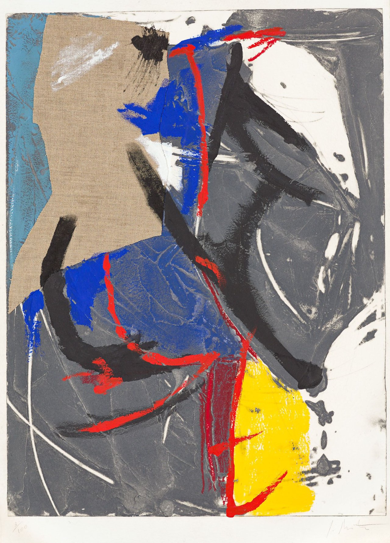 Auf diesem Bild ist das folgende Kunstwerk zu sehen: Jean Miotte. Ohne Titel.