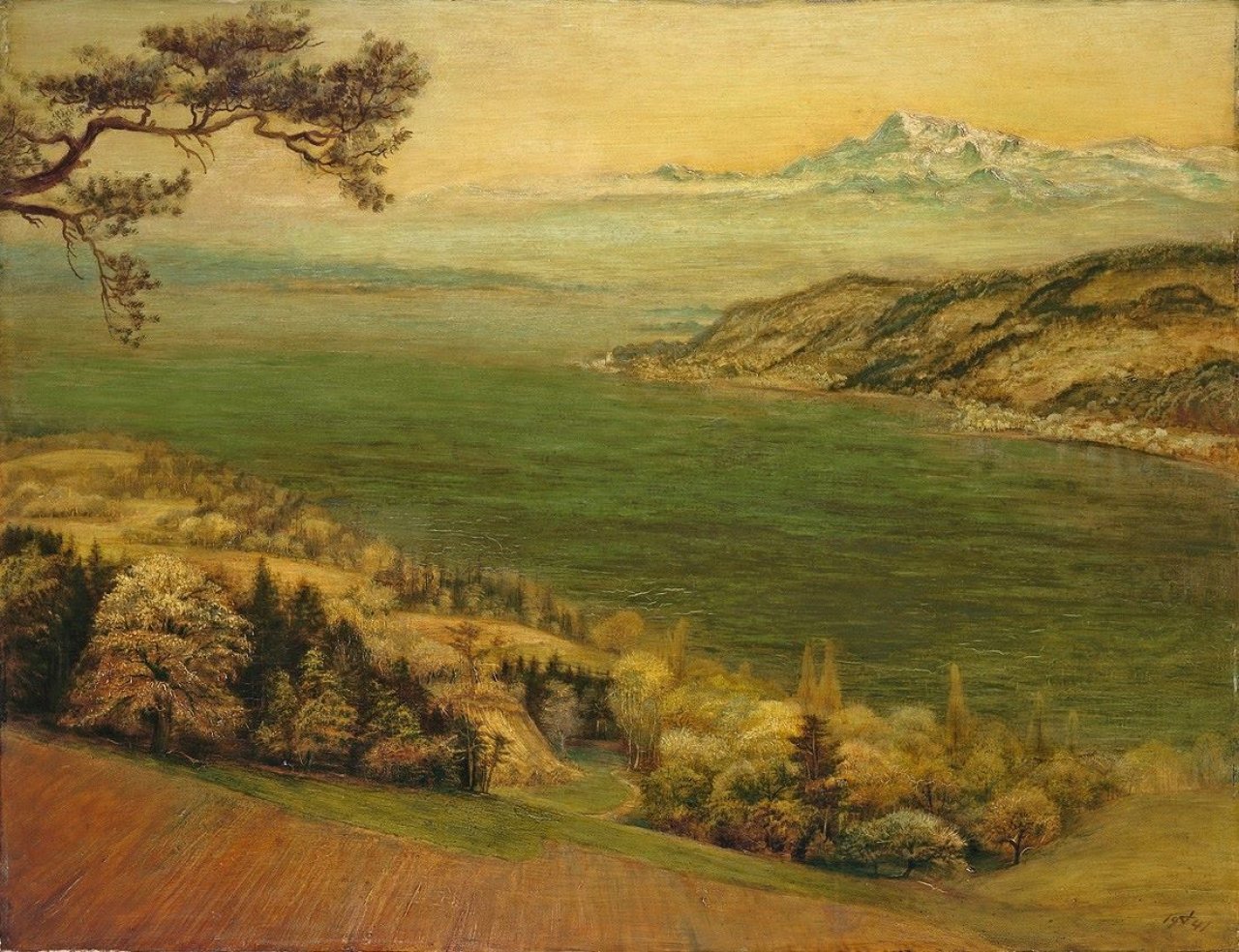 Auf diesem Bild ist das folgende Kunstwerk zu sehen: Otto Dix. „Frühling am Untersee“. 1941.