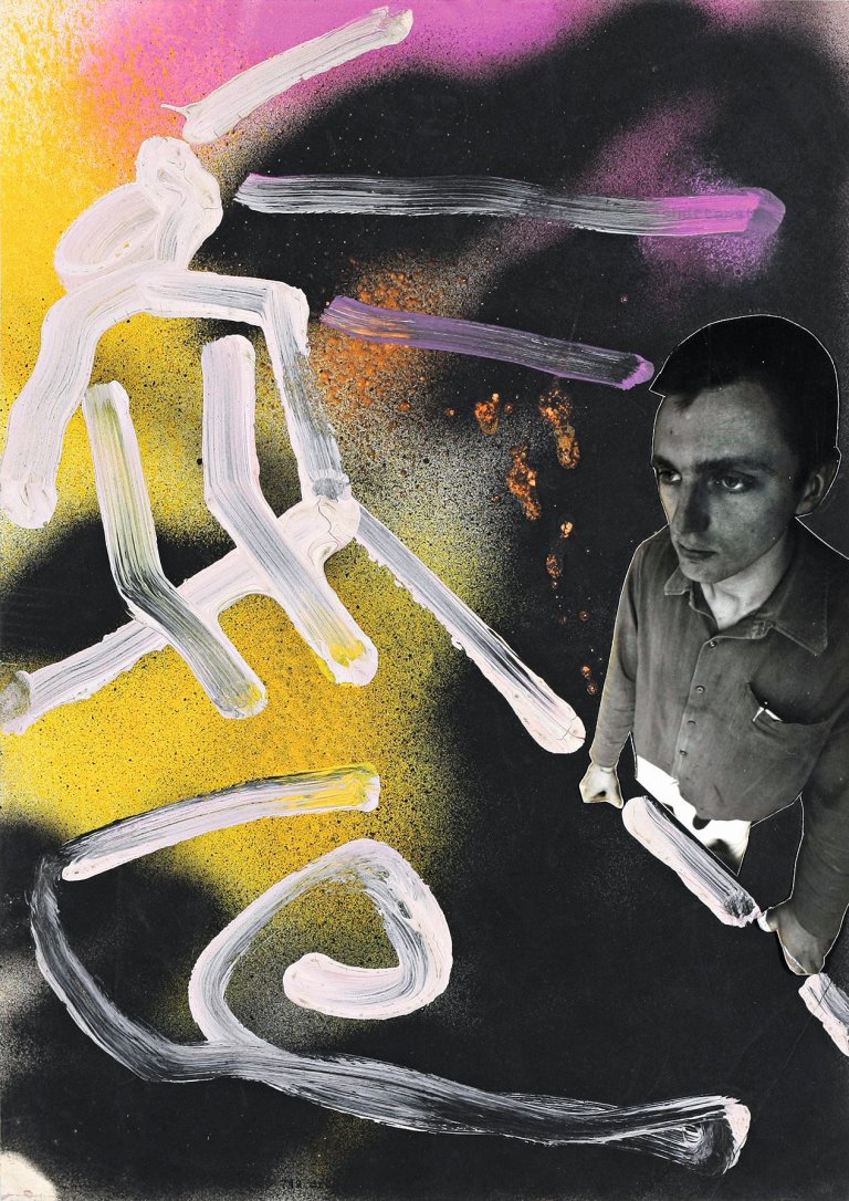 Auf diesem Bild ist das folgende Kunstwerk zu sehen: Albert Oehlen. Ohne Titel. 1979.