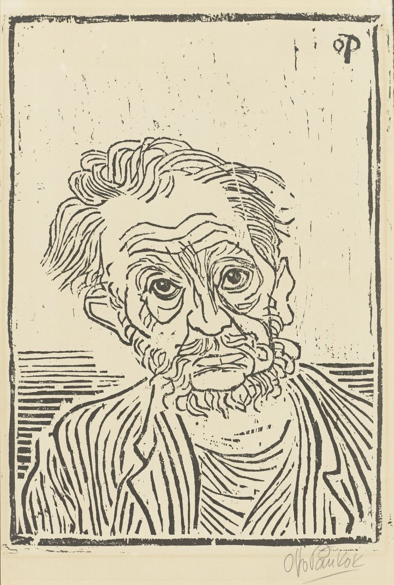 Auf diesem Bild ist das folgende Kunstwerk zu sehen: Otto Pankok. „Barlach II“. 1943.