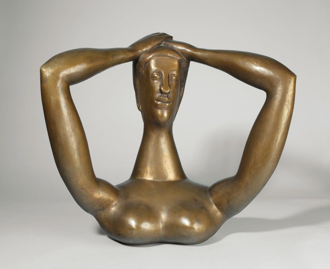 Auf diesem Bild ist das folgende Kunstwerk zu sehen: Ludwig Gabriel Schrieber. „Büste“. 1952.