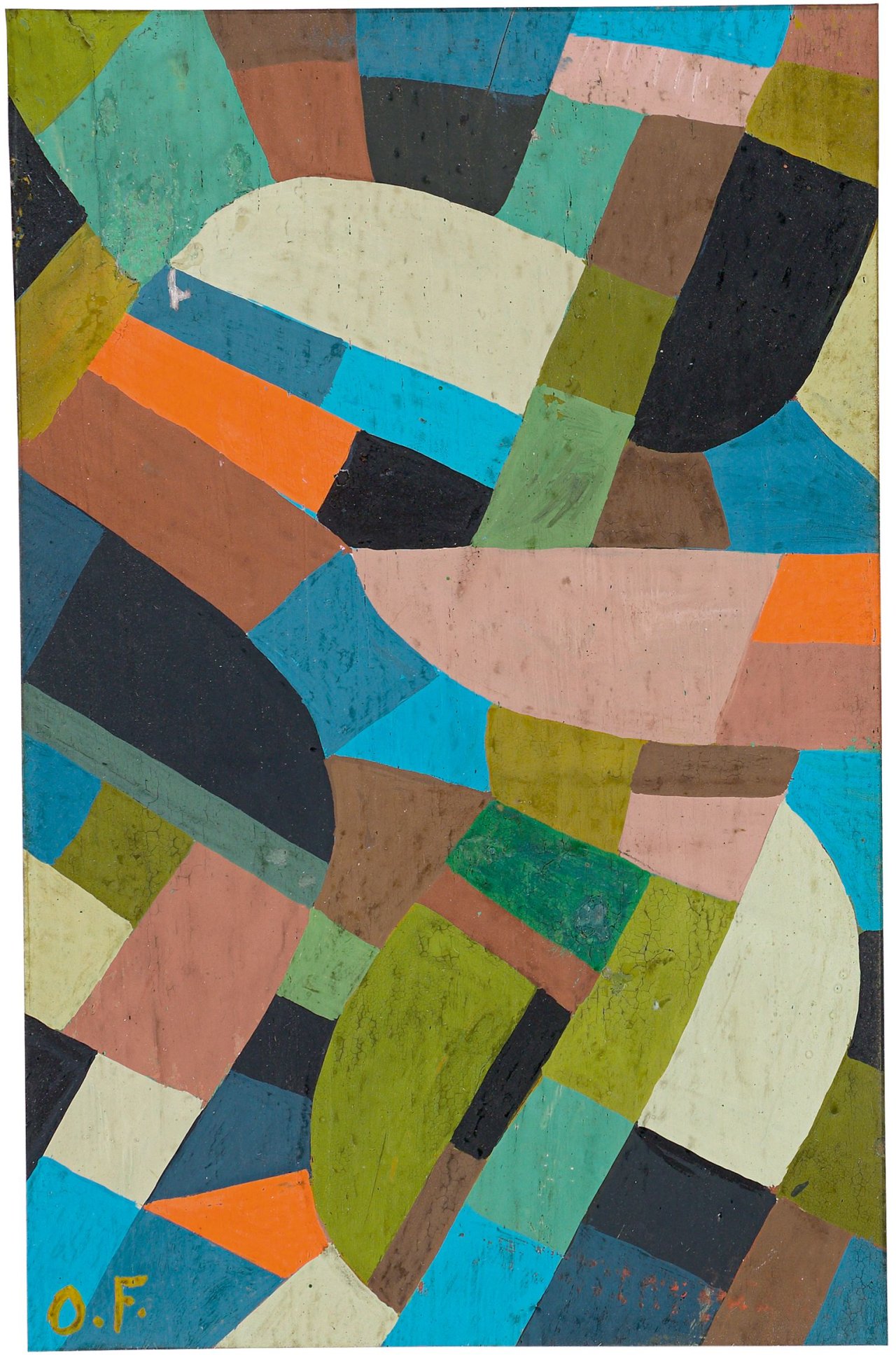 Auf diesem Bild ist das folgende Kunstwerk zu sehen: Otto Freundlich. Petite Composition. Um 1937.