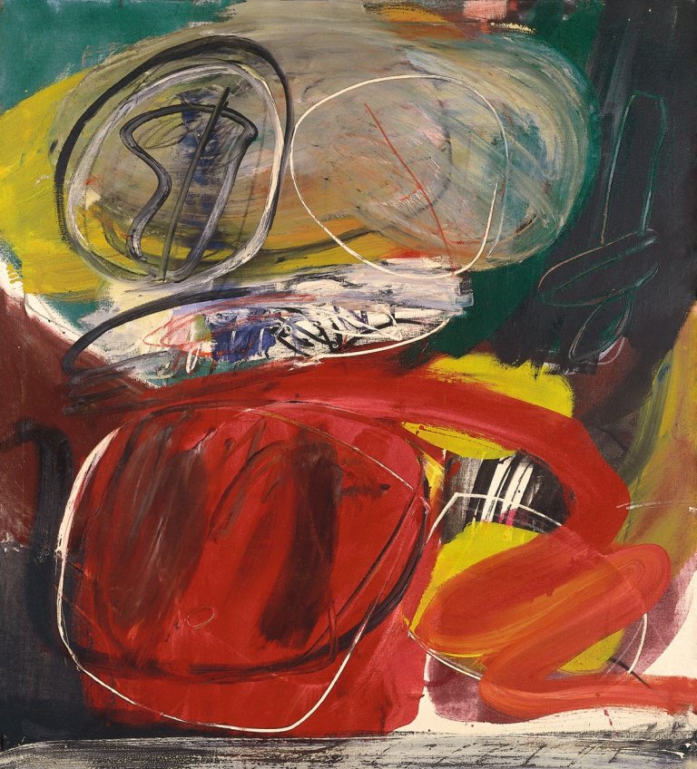 Auf diesem Bild ist das folgende Kunstwerk zu sehen: Walter Stöhrer. „nicht betitelt“. 1964.