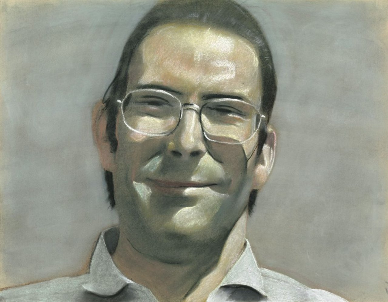 Auf diesem Bild ist das folgende Kunstwerk zu sehen: Johannes Grützke. Selbstbildnis. 1973.