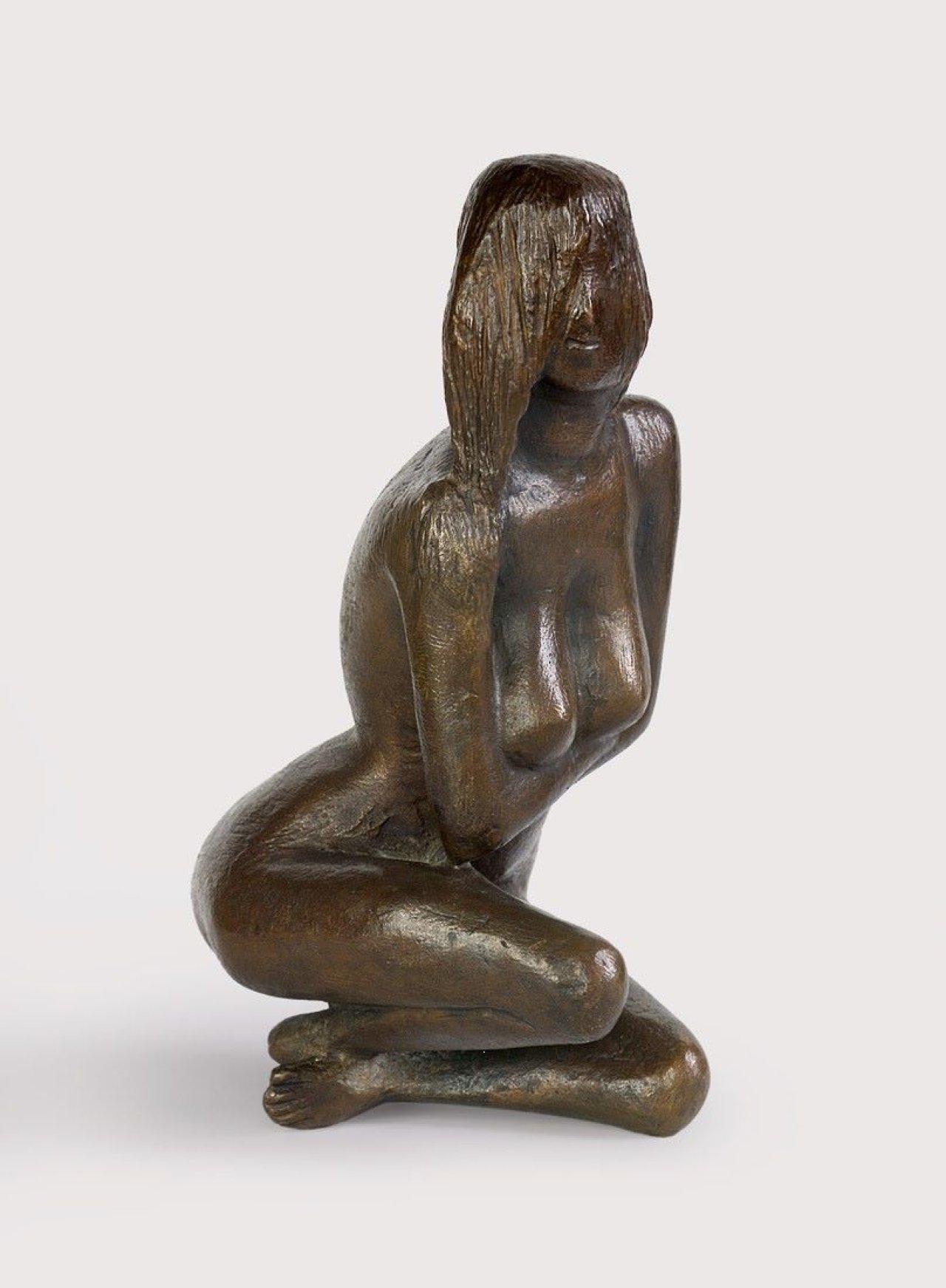 Auf diesem Bild ist das folgende Kunstwerk zu sehen: Waldemar Grzimek. „Kauernde – Zustand II“. 1960.