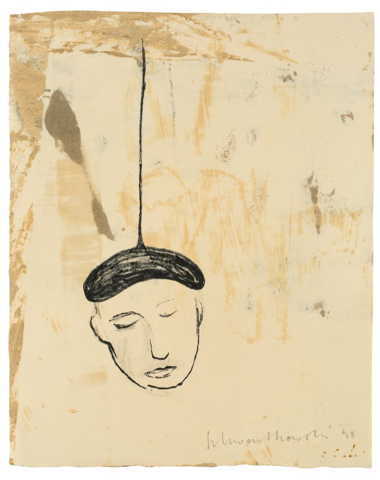 Auf diesem Bild ist das folgende Kunstwerk zu sehen: Norbert Schwontkowski. Ohne Titel (Selbst). 1998.