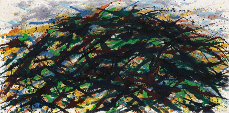 Auf diesem Bild ist das folgende Kunstwerk zu sehen: Max Uhlig. Ohne Titel (Krukow). 1979.