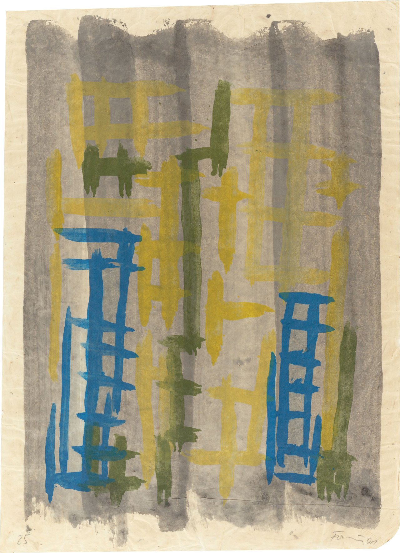 This picture shows the following artwork: Günther Förg. Untitled. 2001.