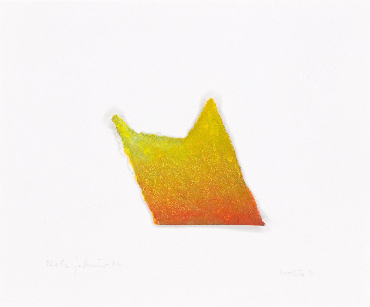 Auf diesem Bild ist das folgende Kunstwerk zu sehen: Raimer Jochims. „wohin?“. 1992.