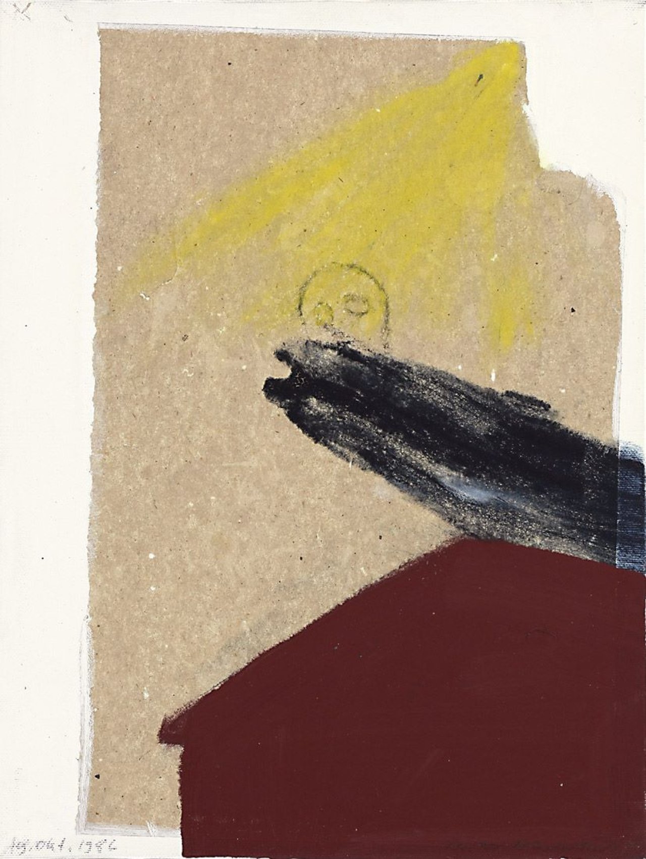 Auf diesem Bild ist das folgende Kunstwerk zu sehen: Max Neumann. Ohne Titel. 1986.
