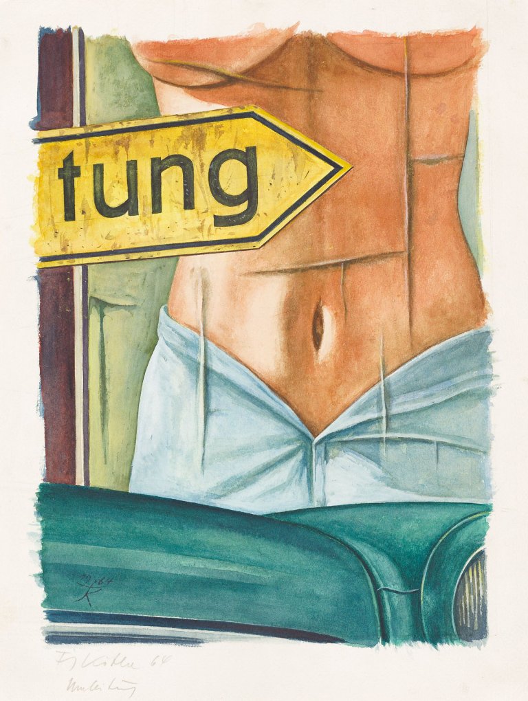 Auf diesem Bild ist das folgende Kunstwerk zu sehen: Fritz Köthe. „Umleitung“. 1964.