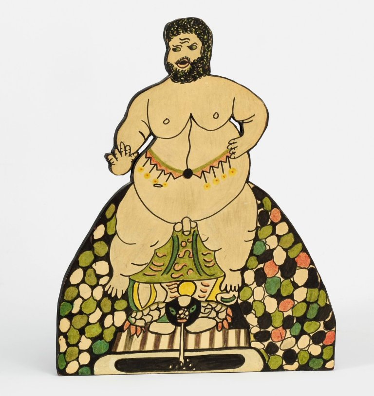 This picture shows the following artwork: Dorothy Iannone. People. 1966/67.