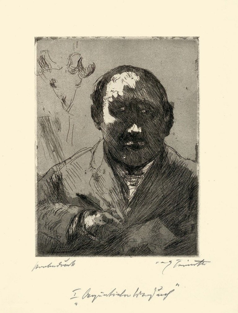 This picture shows the following artwork: Lovis Corinth. „Selbstbildnis“. 1920/21.