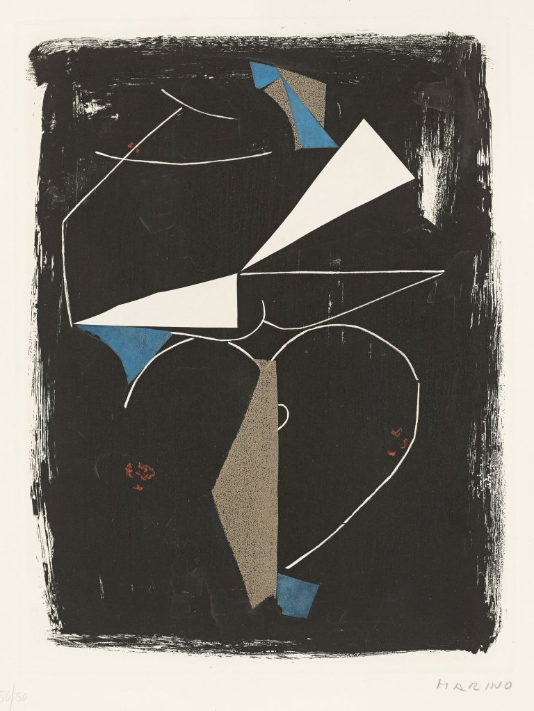 Auf diesem Bild ist das folgende Kunstwerk zu sehen: Marino Marini. „Spettacolo“. 1963.