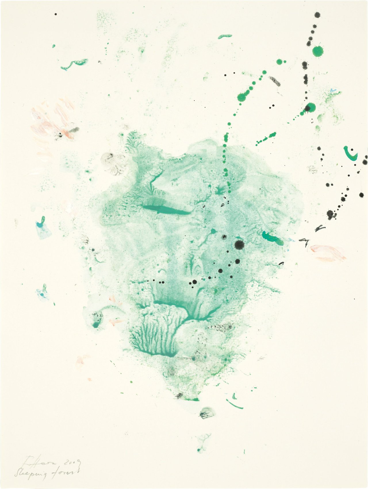 This picture shows the following artwork: Rebecca Horn. ”Sleeping forest”. 2009.