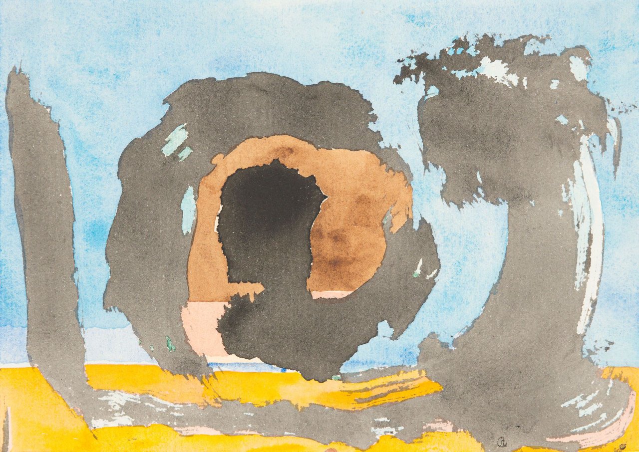 This picture shows the following artwork: Gerhard Altenbourg. „Blickt herüber, abrandtief“. 1974.