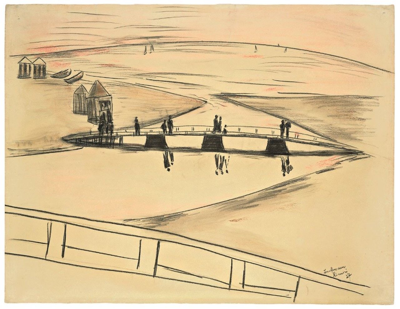 Auf diesem Bild ist das folgende Kunstwerk zu sehen: Max Beckmann. „Rimini“. 1927.