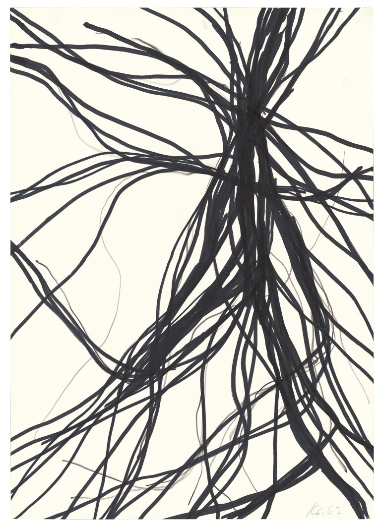 Auf diesem Bild ist das folgende Kunstwerk zu sehen: Norbert Kricke. „63/033“. 1963.