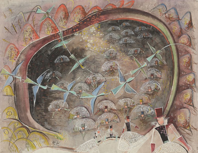 Auf diesem Bild ist das folgende Kunstwerk zu sehen: Hannah Höch. Ohne Titel.