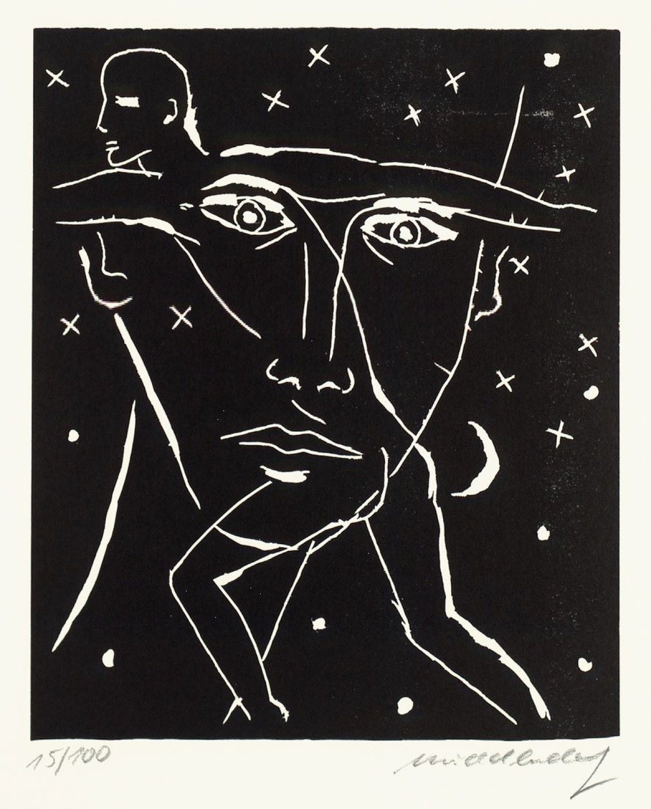 Auf diesem Bild ist das folgende Kunstwerk zu sehen:  Mappenwerk. „30 Jahre Karl Hofer Gesellschaft 1955–1985“. 1985.