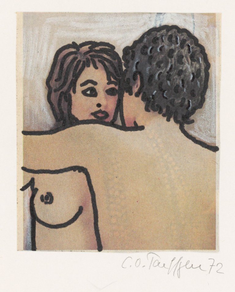 Auf diesem Bild ist das folgende Kunstwerk zu sehen: C.O. Paeffgen. Paar. 1972.