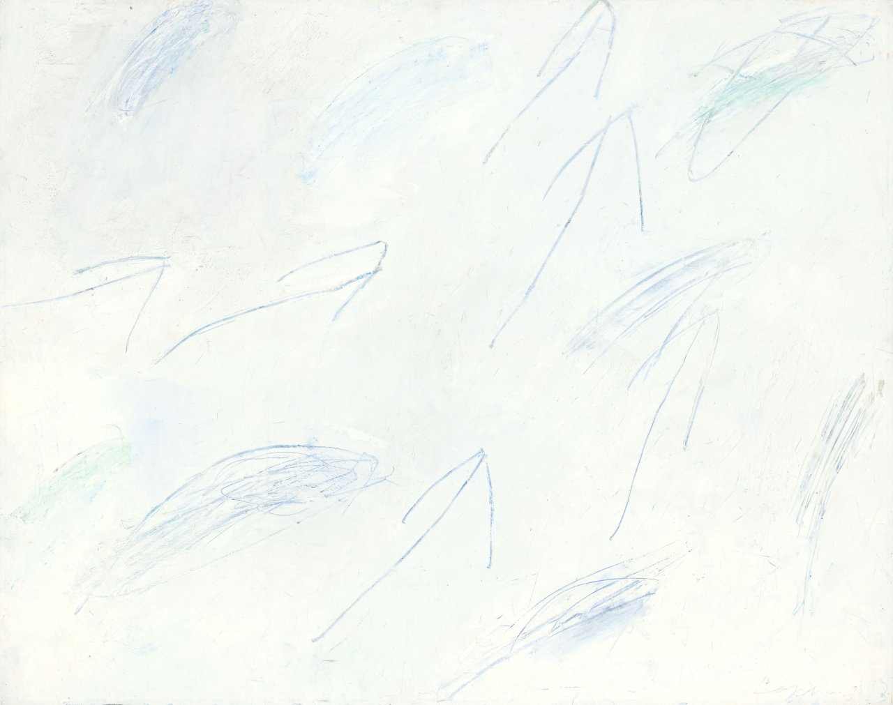 Auf diesem Bild ist das folgende Kunstwerk zu sehen: László Lakner. Ohne Titel. 1993.