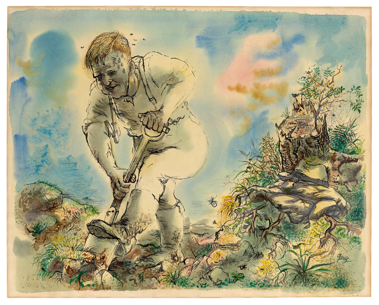 This picture shows the following artwork: George Grosz. 