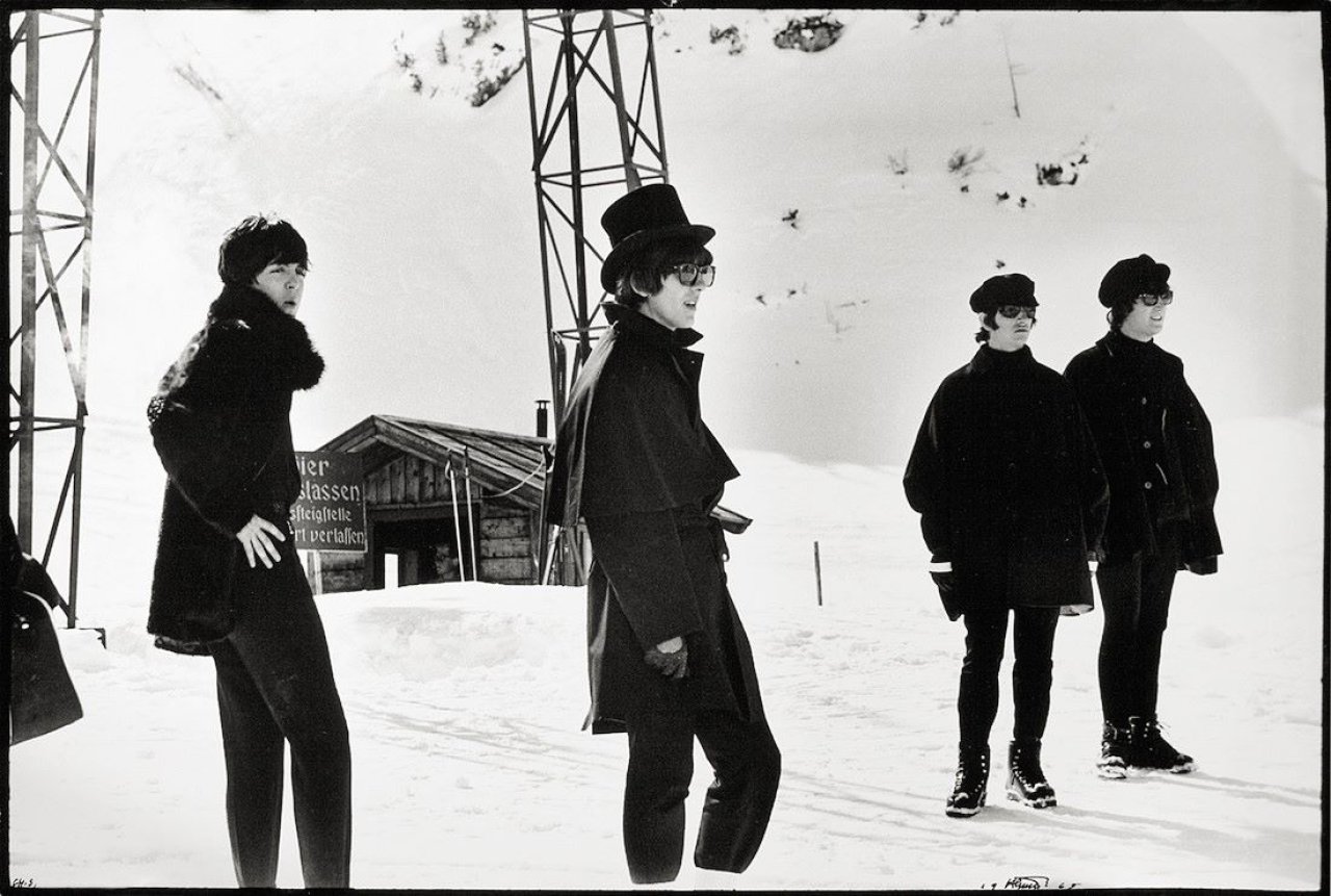 Catalog image of „Beatles in Obertauern „Help“, am Berg“. 1965