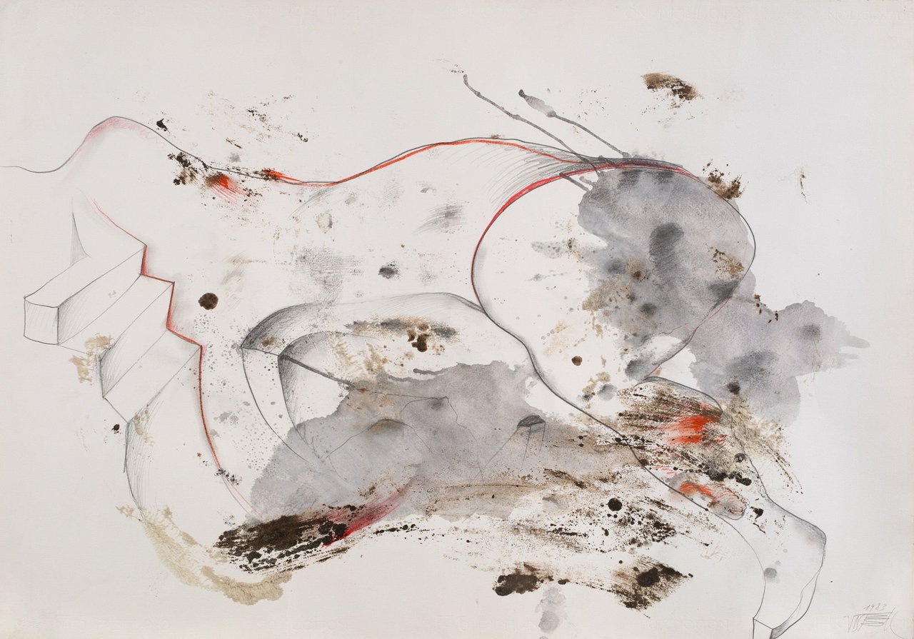 Auf diesem Bild ist das folgende Kunstwerk zu sehen: Wolf Vostell. Ohne Titel. 1983.