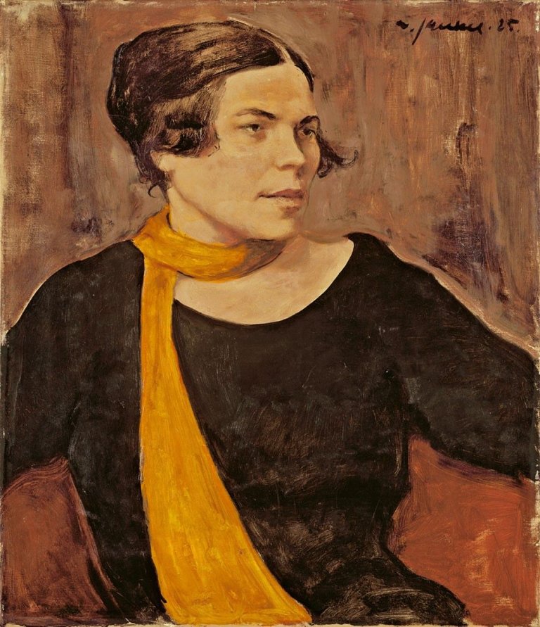 Auf diesem Bild ist das folgende Kunstwerk zu sehen: Willy Jaeckel. „Bildnis einer Polin“. 1925.