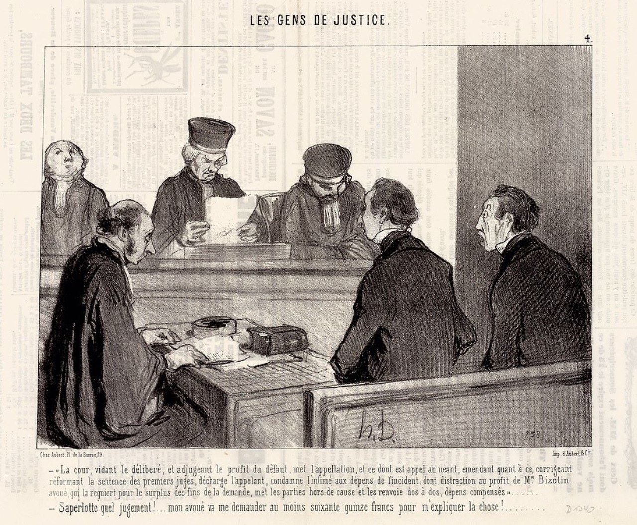 This picture shows the following artwork: Honoré Daumier. Konvolut.