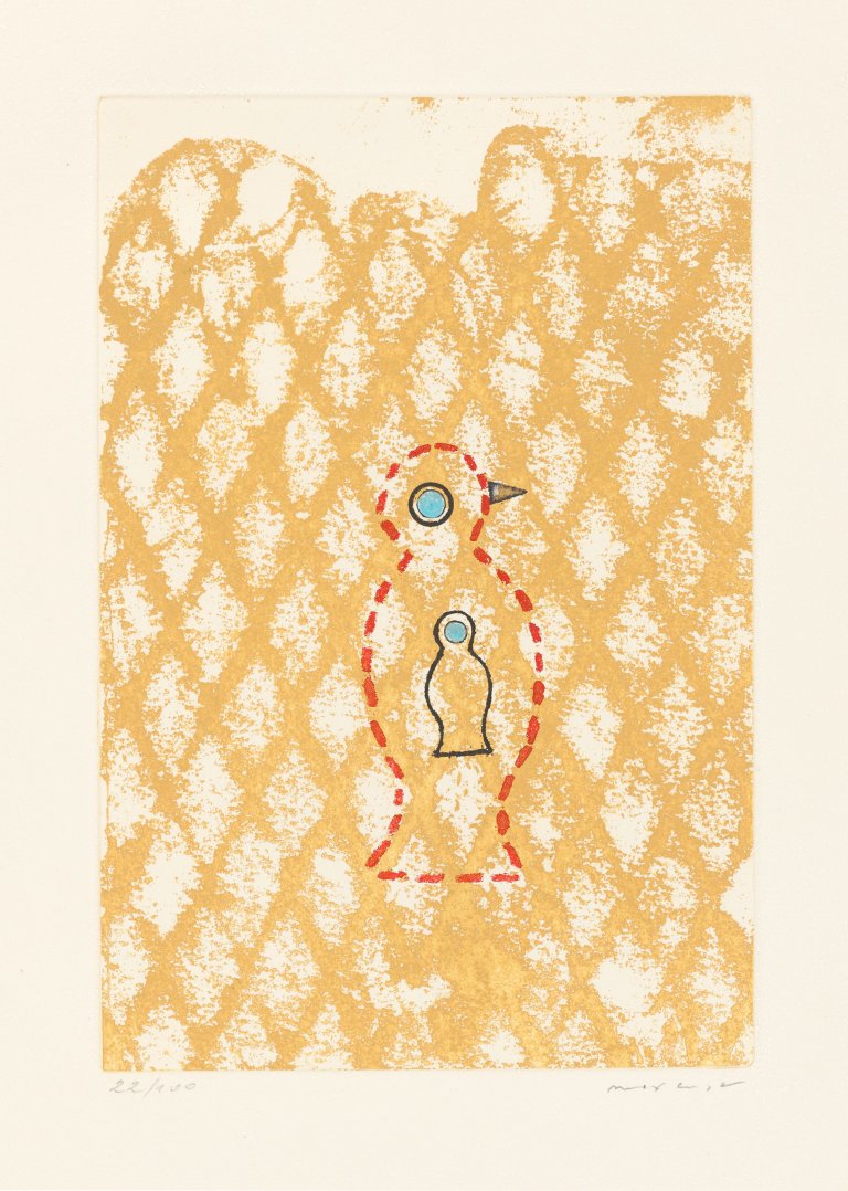 Auf diesem Bild ist das folgende Kunstwerk zu sehen: Max Ernst. „Oiseau“. 1971.