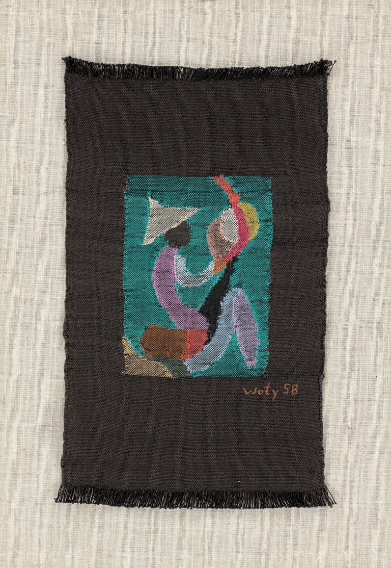 Auf diesem Bild ist das folgende Kunstwerk zu sehen: Woty Werner. „Allegro“. 1958.