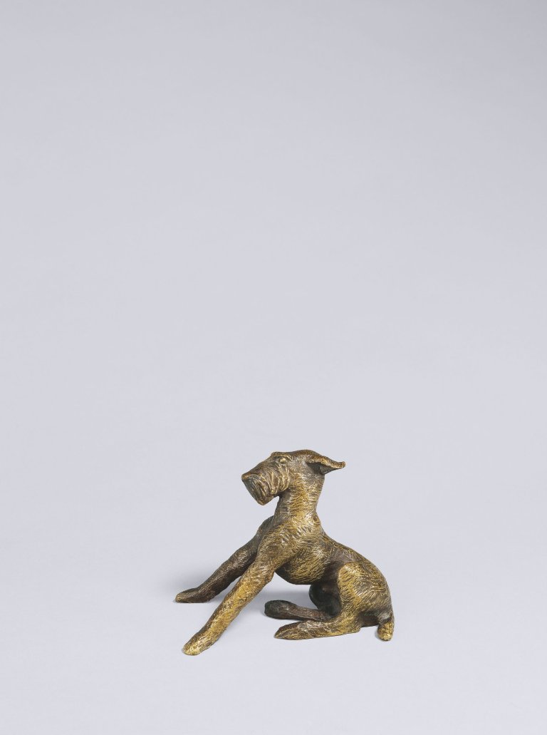 Auf diesem Bild ist das folgende Kunstwerk zu sehen: Renée Sintenis. „Junger Hund“. 1925.