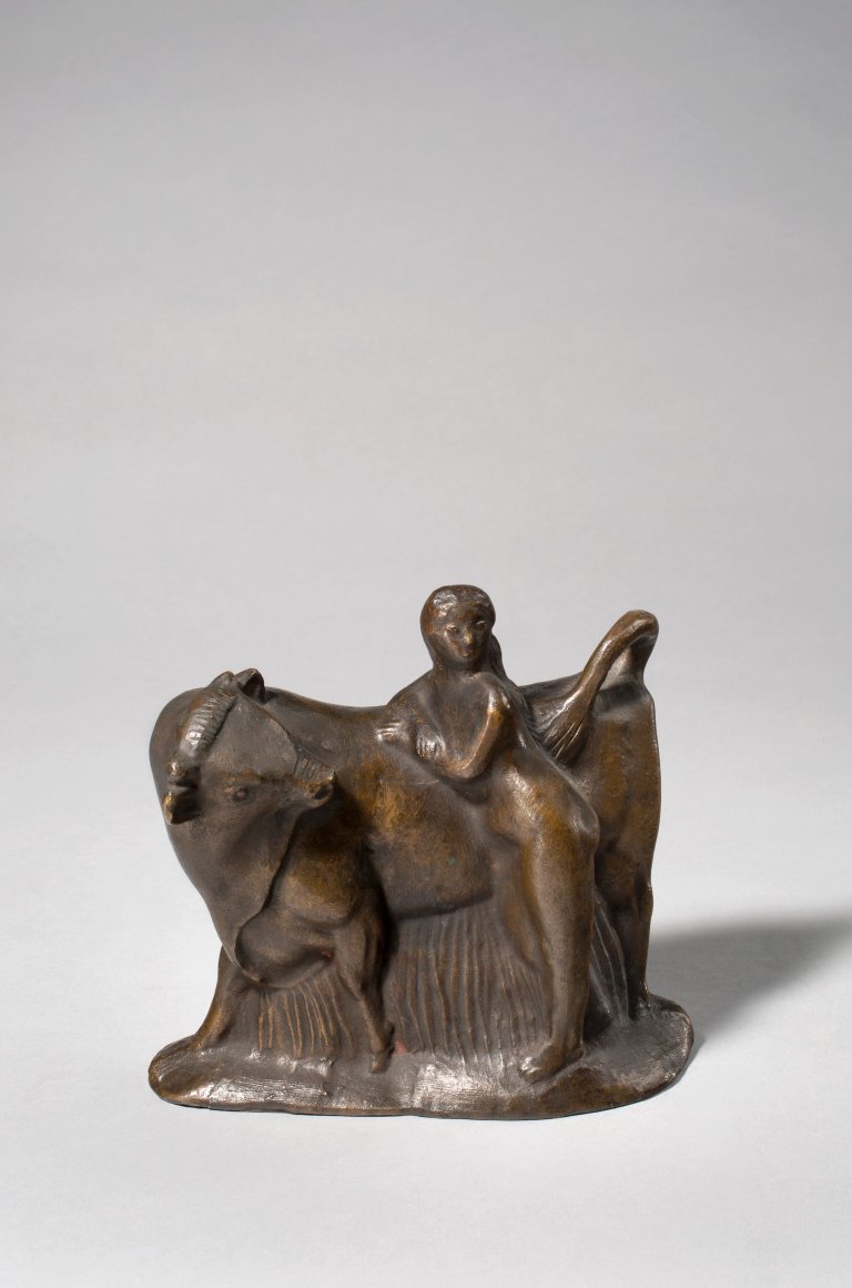 Auf diesem Bild ist das folgende Kunstwerk zu sehen: Gerhard Marcks. „Europa mit dem Stier“. 1930/Um 1951/52.