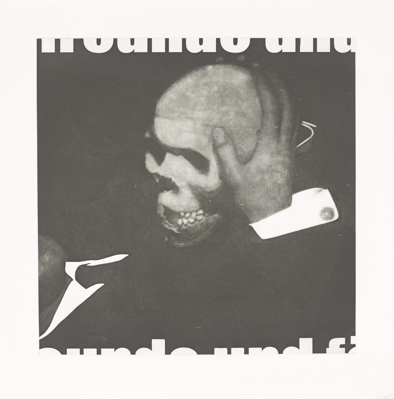 Auf diesem Bild ist das folgende Kunstwerk zu sehen: Rosemarie Trockel. Aus: „Für Freunde und Förderer“. 2004.