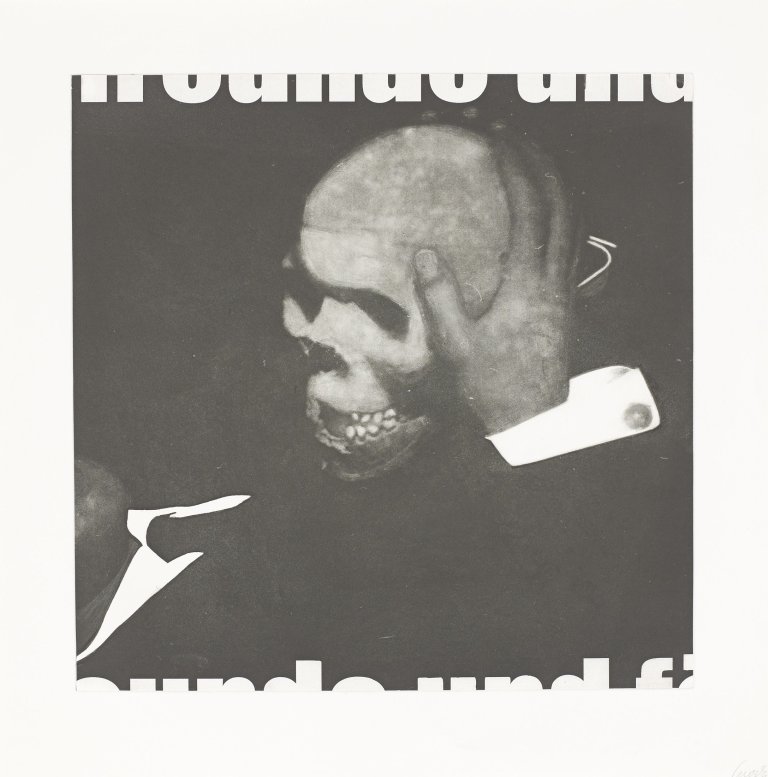 Auf diesem Bild ist das folgende Kunstwerk zu sehen: Rosemarie Trockel. Aus: „Für Freunde und Förderer“. 2004.