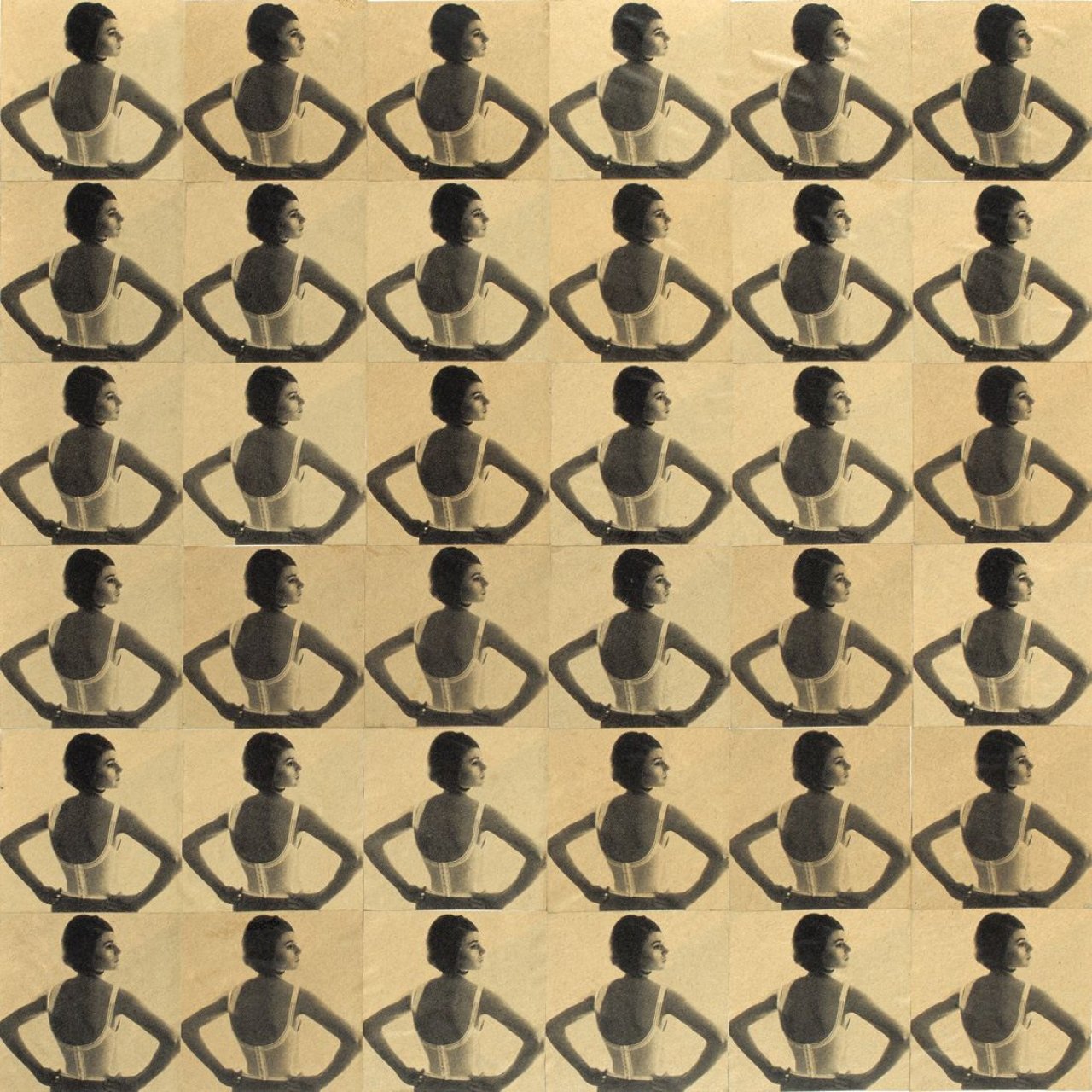 Auf diesem Bild ist das folgende Kunstwerk zu sehen: Peter Roehr. Ohne Titel. 1965.